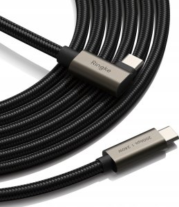 Kabel USB Ringke USB-C - USB-C 2 m Czarny (RGK11762) 3