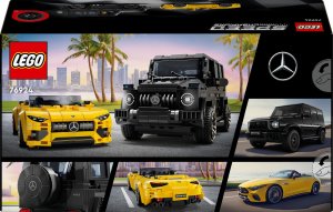 LEGO Speed champions Mercedes-AMG G 63 i Mercedes-AMG SL 63 4 szt. (76924) 11