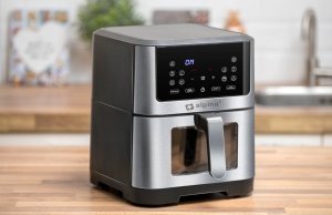 Frytkownica beztłuszczowa Alpina Alpina frytkownica beztłuszczowa 8 litrów cyfrowy wyświetlacz Airfryer 3