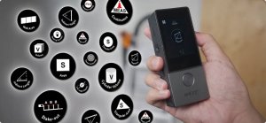 Dalmierz laserowy Mileseey DALMIERZ LASEROWY POMIAR KĄTA POZIOMICA SMART LIFE ANDROID iOS SZKIC 100m 4