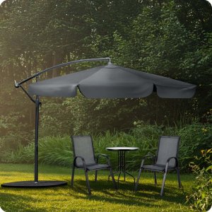 Plonos Parasol ogrodowy składany 6 segmentowy 350 cm z pokrowcem PL-880 11