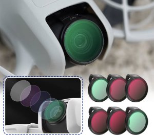 BRDRC ZESTAW 6 FILTRÓW BRDRC DO DRONA  DJI NEO - SZARE ND8, ND16, ND32, ND64, POLARYZACYJNE CPL, ULTRAFIOLETOWY MCUV 5