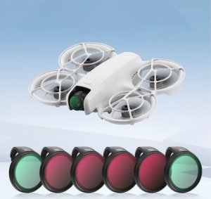 BRDRC ZESTAW 6 FILTRÓW BRDRC DO DRONA  DJI NEO - SZARE ND8, ND16, ND32, ND64, POLARYZACYJNE CPL, ULTRAFIOLETOWY MCUV 8
