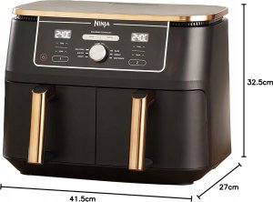 Frytkownica beztłuszczowa Ninja Foodi MAX Dual Zone AF400EUCP 6