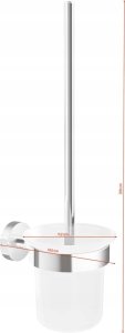Tesa TOILET BRUSH TESA SMOOZ 40632 4