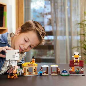 LEGO Minecraft Atak balonowego Ghasta na wioskę (21273) 3