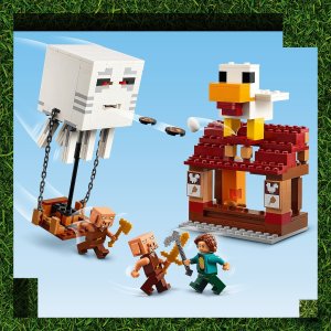 LEGO Minecraft Atak balonowego Ghasta na wioskę (21273) 5