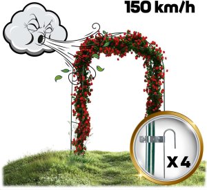 Plonos Pergola ogrodowa łuk 240 cm PL-990 11