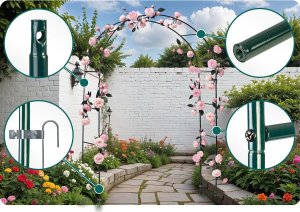 Plonos Pergola ogrodowa łuk 240 cm PL-990 7
