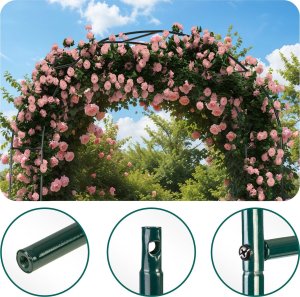 Plonos Pergola ogrodowa łuk 240 cm PL-990 10