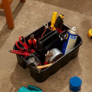 Katex Organizer 3 częściowy z uchwytem 257x355x198 CZARNY 3
