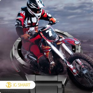 Smartwatch JG Smart SMARTWATCH MĘSKI GPS ZEGAREK WODOODPORNY KOMPAS AMOLED BAROMETR ROZMOWY PL 11