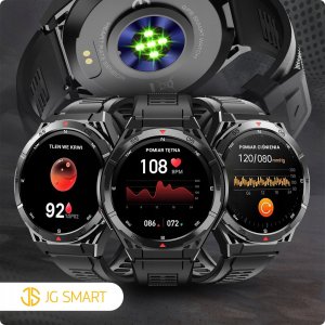 Smartwatch JG Smart SMARTWATCH MĘSKI GPS ZEGAREK WODOODPORNY KOMPAS AMOLED BAROMETR ROZMOWY PL 13