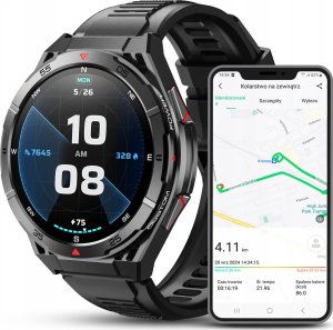 Smartwatch JG Smart SMARTWATCH MĘSKI GPS ZEGAREK WODOODPORNY KOMPAS AMOLED BAROMETR ROZMOWY PL 2