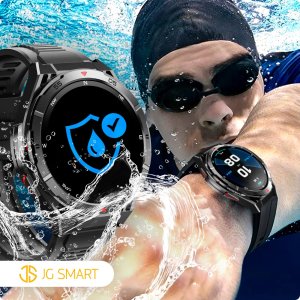 Smartwatch JG Smart SMARTWATCH MĘSKI GPS ZEGAREK WODOODPORNY KOMPAS AMOLED BAROMETR ROZMOWY PL 8