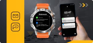 Smartwatch JG Smart SMARTWATCH ZEGAREK MĘSKI MENU PL ROZMOWY SMART WATCH WODOODPORNY + GRATIS 11