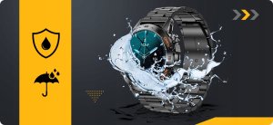 Smartwatch JG Smart SMARTWATCH ZEGAREK MĘSKI MENU PL ROZMOWY SMART WATCH WODOODPORNY + GRATIS 15