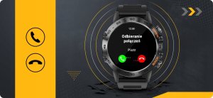 Smartwatch JG Smart SMARTWATCH ZEGAREK MĘSKI MENU PL ROZMOWY SMART WATCH WODOODPORNY + GRATIS 7