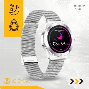Smartwatch JG Smart SMARTWATCH ZEGAREK DAMSKI ROZMOWY MENU PL WODOODPORNY AMOLED ZDROWIE 3paski 13
