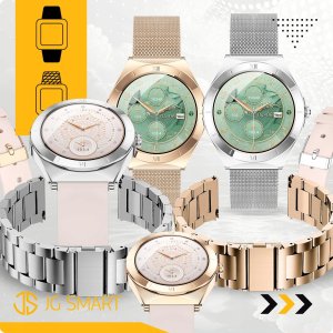 Smartwatch JG Smart SMARTWATCH ZEGAREK DAMSKI ROZMOWY MENU PL WODOODPORNY AMOLED ZDROWIE 3paski 6