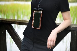Majestic Sport Etui na telefon CESAR IPX8 Majestic Sport pomarańczowe 10