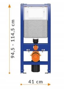 Stelaż Cersanit AQUA 40 PNEU QF LOW 6