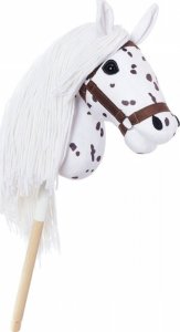 Tootiny Koń na kiju Hobby Horse HOPPIHORSE A3 Leopard - biały, maść tarantowata 2