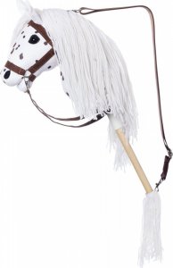 Tootiny Koń na kiju Hobby Horse HOPPIHORSE A3 Leopard - biały, maść tarantowata 3