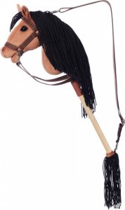 Tootiny Koń na kiju Hobby Horse HOPPIHORSE A4 Bay - ciemny brąz, maść gniada 3