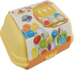 LUXMA Układanka sorter jajka Montessori kolory DF24A 2