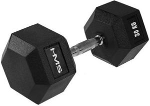HMS Hantel Hex Pro gumowany 1 x 30 kg 2