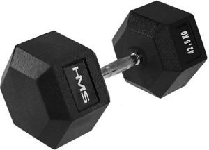 HMS ‎‎Hantel Hex Pro gumowany 1 x 42.5 kg 2