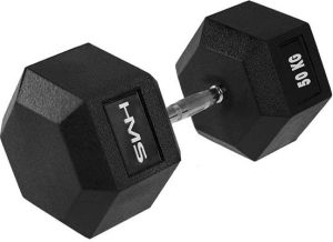HMS ‎‎Hantel Hex Pro gumowany 1 x 50 kg 2