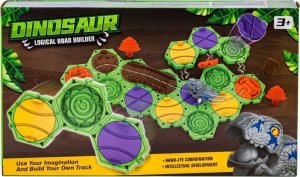 Eddy Toys Gra Logiczna, Zbuduj Tor Dla Dinozaura, Trasa, Przeprawa Dla Dinozaura, Klocki, Tor Przeszkód 5