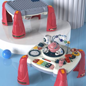 Sferazabawek Edukacyjny Interaktywny Stolik Dla Dzieci 2W1 KOSMOS Projektor Czerwn 6