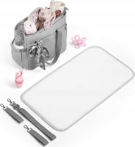 BabyOno 1571/03 TORBA DLA MAMY/DO WÓZKA CARMEN SZARA 5