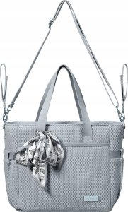 BabyOno 1571/03 TORBA DLA MAMY/DO WÓZKA CARMEN SZARA 7