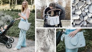 BabyOno 1571/03 TORBA DLA MAMY/DO WÓZKA CARMEN SZARA 9