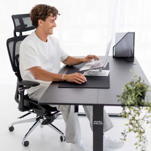 Biurko Mark Adler Leader 7.6 Black Czarne 160 cmx80 cm 3