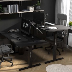 Biurko Mark Adler Leader 7.6 Black Czarne 160 cmx80 cm 9