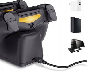 Dexxer STACJA DOKUJĄCA PADÓW PS4 ŁADOWARKA POZIOMA CS-02 7