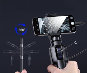 Inskam Kamera endoskopowa 8,5mm 360 3m sztywny kabel S43-OTG 3