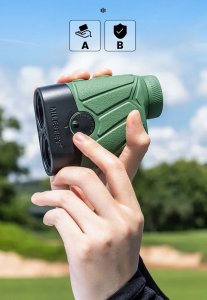 Dalmierz Mileseey DALMIERZ LASEROWY MYŚLIWSKI LORNETKA LUNETA GOLFOWA TRYBY 6xZOOM 1000m ETUI 5