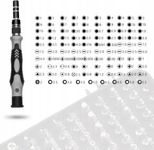 Digi ZESTAW ŚRUBOKRĘTÓW PRECYZYJNYCH UNIWERSALNE WKRĘTAKI TORX BITY ETUI 115el 15