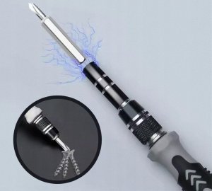 Digi ZESTAW ŚRUBOKRĘTÓW PRECYZYJNYCH UNIWERSALNE WKRĘTAKI TORX BITY ETUI 115el 8
