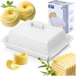 Maselniczka Vilde MASELNICZKA MASELNICA CERAMICZNA BIAŁA 139680 6