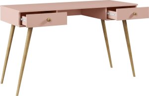 Biurko Brilliant Lebel Różowe 135 cm x 54 cm 2