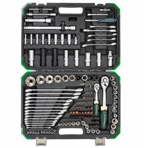 Zestaw narzędzi Rockforce Zestaw narzędzi 125+6el. 1/4", 3/8", 1/2" Premium 3