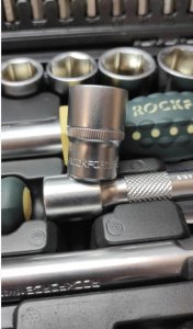 Zestaw narzędzi Rockforce Zestaw narzędzi 125+6el. 1/4", 3/8", 1/2" Premium 6