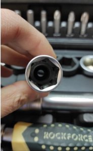 Zestaw narzędzi Rockforce Zestaw narzędzi 125+6el. 1/4", 3/8", 1/2" Premium 8